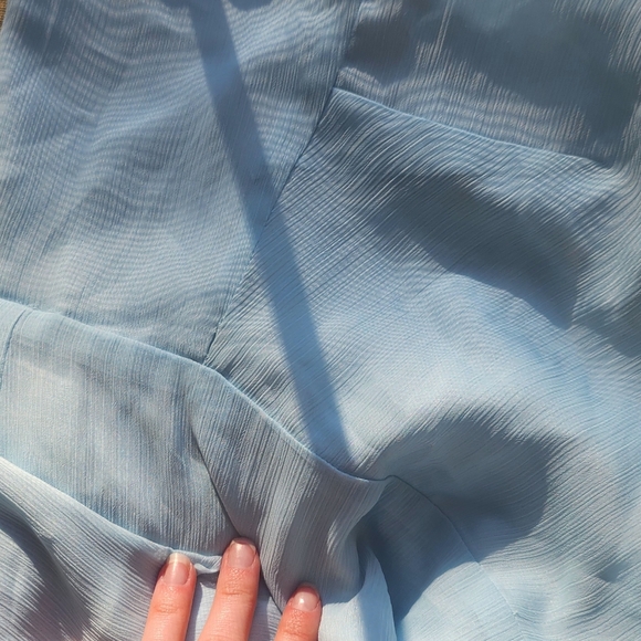 Baby Blue Wrap Dress by Lovers + Friends - Picture 7 of 7